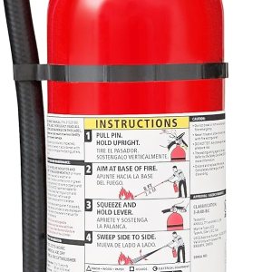 Kidde Extintor de incendios para uso doméstico, garaje y taller, 3-A40-BC, 8.85 libras, manguera y montaje en pared (incluido) Kidde Extintor de incendios para uso doméstico, garaje y taller, 3-A40-BC, 8.85 libras, manguera y montaje en pared (incluido)