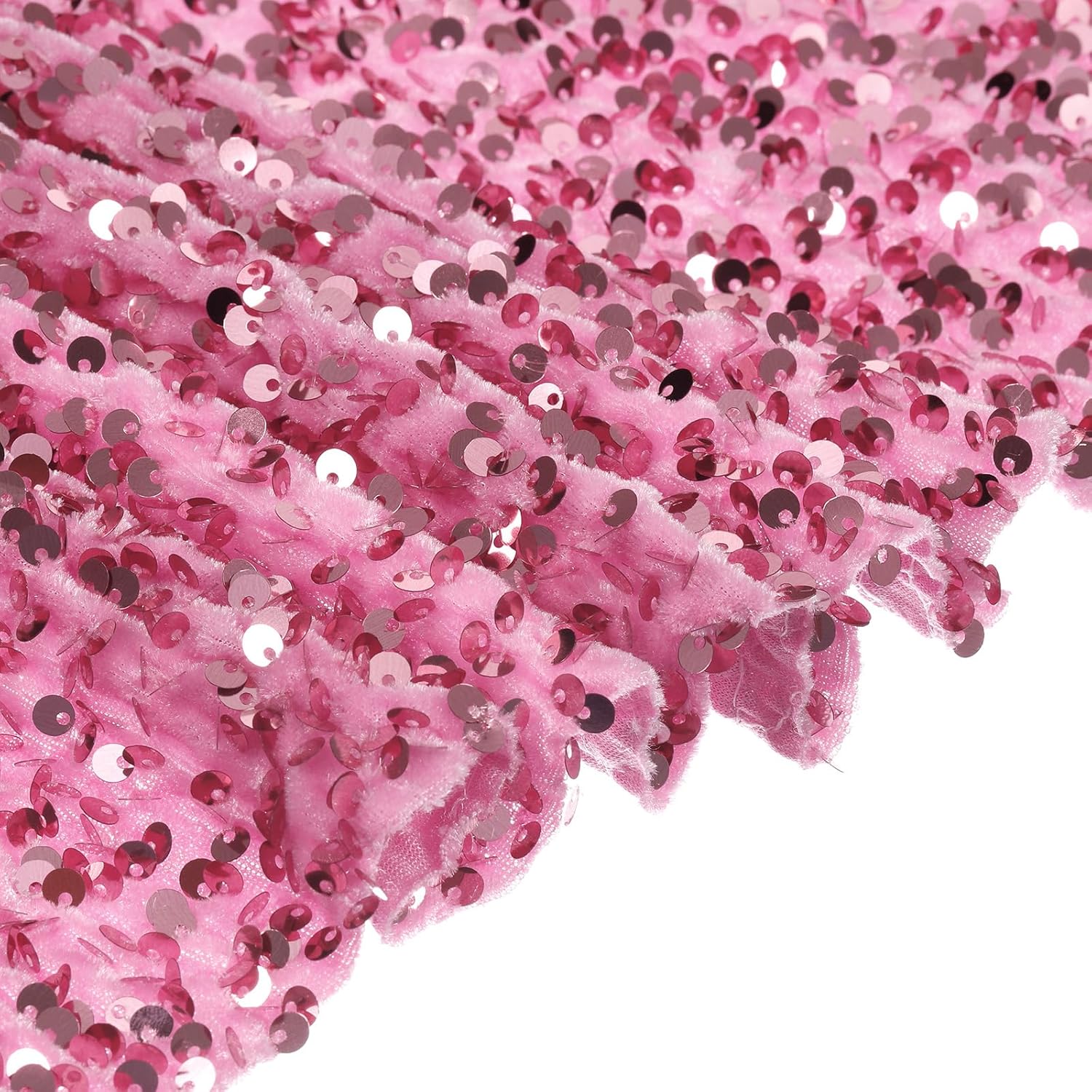 Tela iridiscente de lentejuelas de terciopelo brillante de 2 yardas, tela brillante, para vestido de lino, telón de fondo de cumpleaños, decoración
