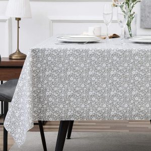 JADD Mantel rectangular de vinilo 100% impermeable, a prueba de aceite, a prueba de manchas, lavable, mantel de vinilo decorativo para cocina, JADD Mantel rectangular de vinilo 100% impermeable, a prueba de aceite, a prueba de manchas, lavable, mantel de vinilo decorativo para cocina,