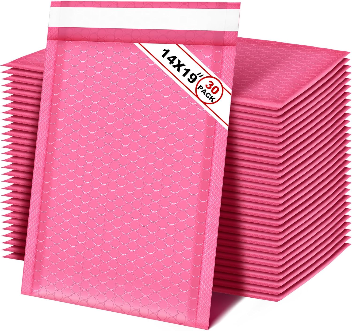 Henoyso 30 sobres de burbujas grandes de 14 x 19 pulgadas, sobres acolchados resellables, impermeables, sobres de burbujas para envío, sobres de