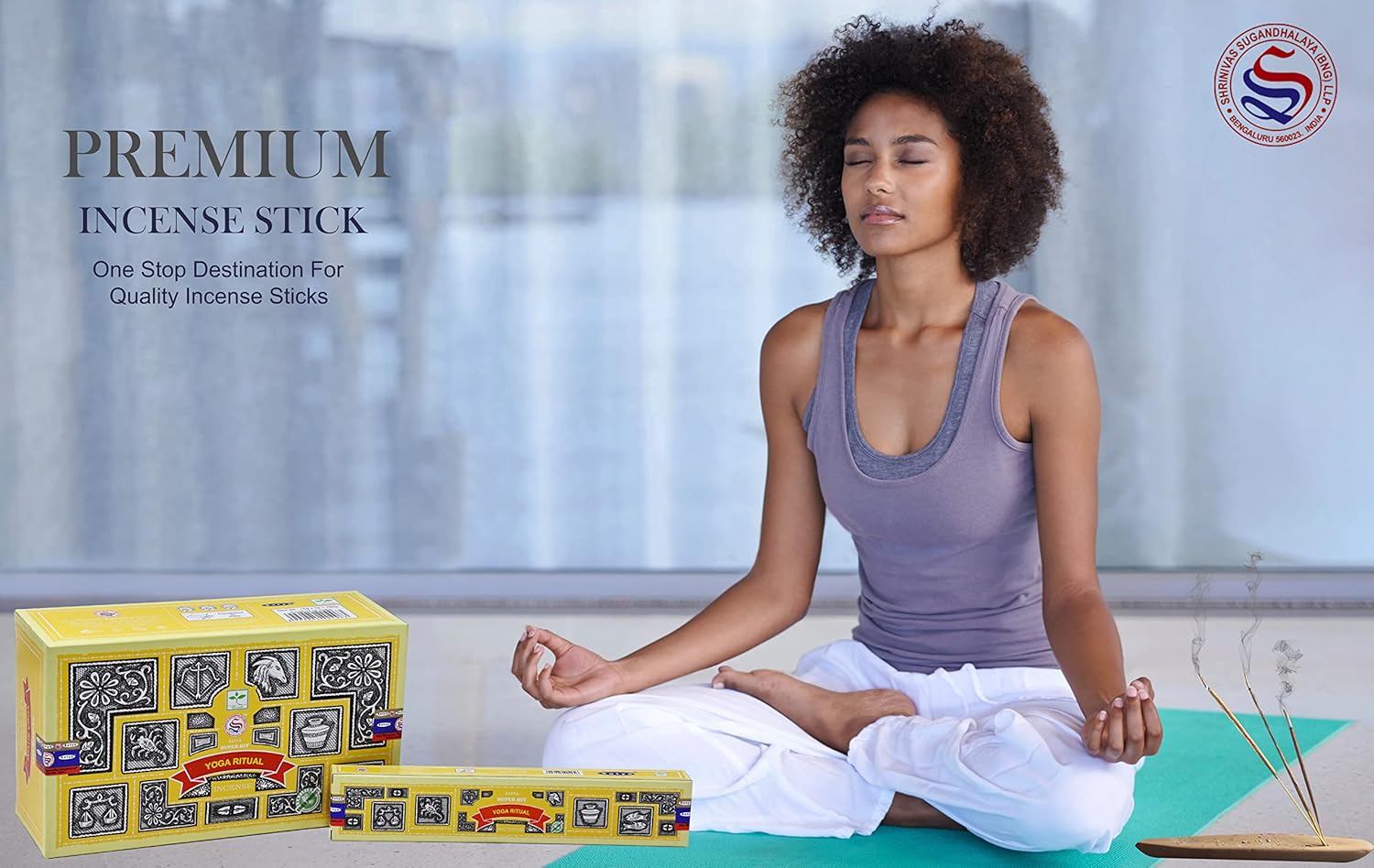 EARTH Satya Super Hit Yoga Ritual Varillas de incienso de 15 GMS (paquete de 12) (certificado verde) Agarbatti indio perfumado enrollado a mano,