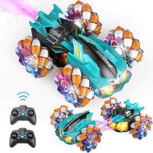 Paquete de 2 autos de control remoto, 2 en 1 para niños de 4 a 7 años 8 a 12 años, auto de deriva a control remoto desmontable de 2.4 GHz con luz y Paquete de 2 autos de control remoto, 2 en 1 para niños de 4 a 7 años 8 a 12 años, auto de deriva a control remoto desmontable de 2.4 GHz con luz y