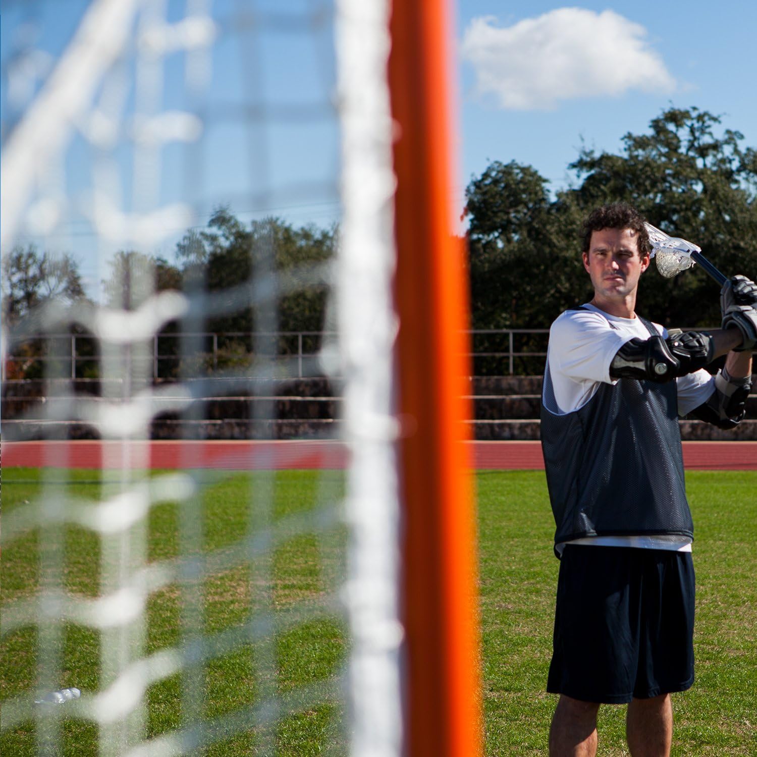 Champion Sports Objetivos profesionales de lacrosse 6×6 pies para hombres y mujeres Pro Plus