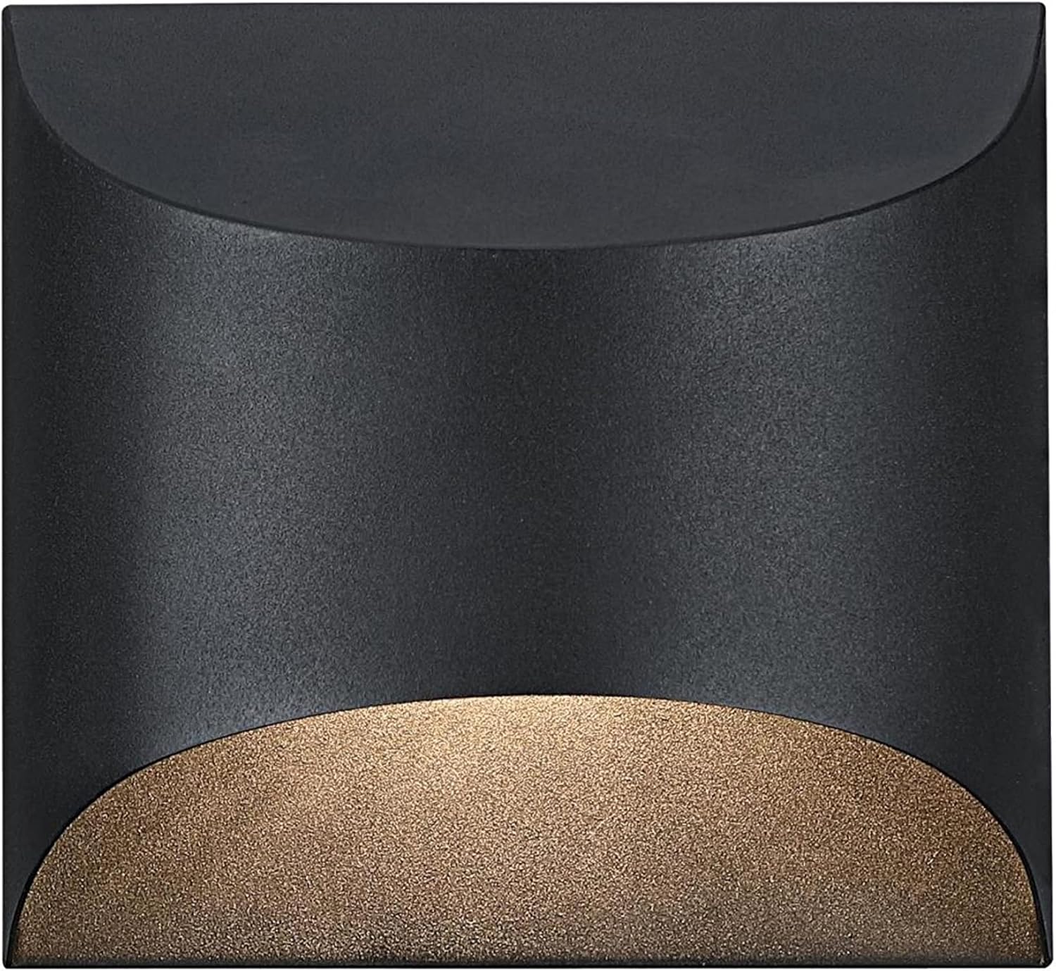 Westinghouse Lighting 6122800 Nardella – Lámpara de pared LED de transición regulable para exteriores, acabado negro texturizado, apto para cielo