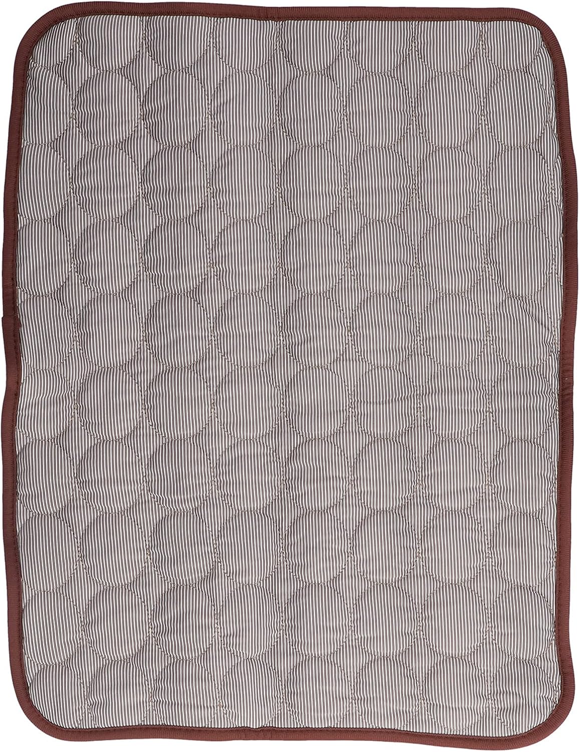 Almohadillas de enfriamiento, se mantienen frescas en la cama refrescante para perros Summe, fáciles de limpiar para suelos (marrón, S (19.7 x 15.7