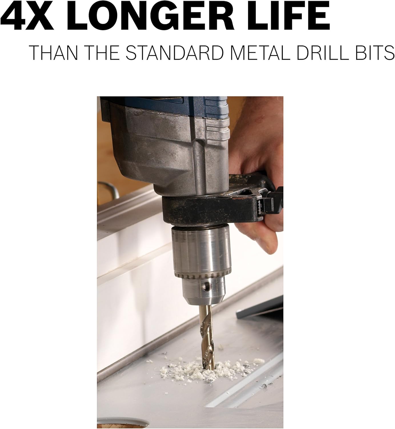 BOSCH Broca de cobalto CO2135 de 18 pulgadas x 2-34 pulgadas (paquete de 2)