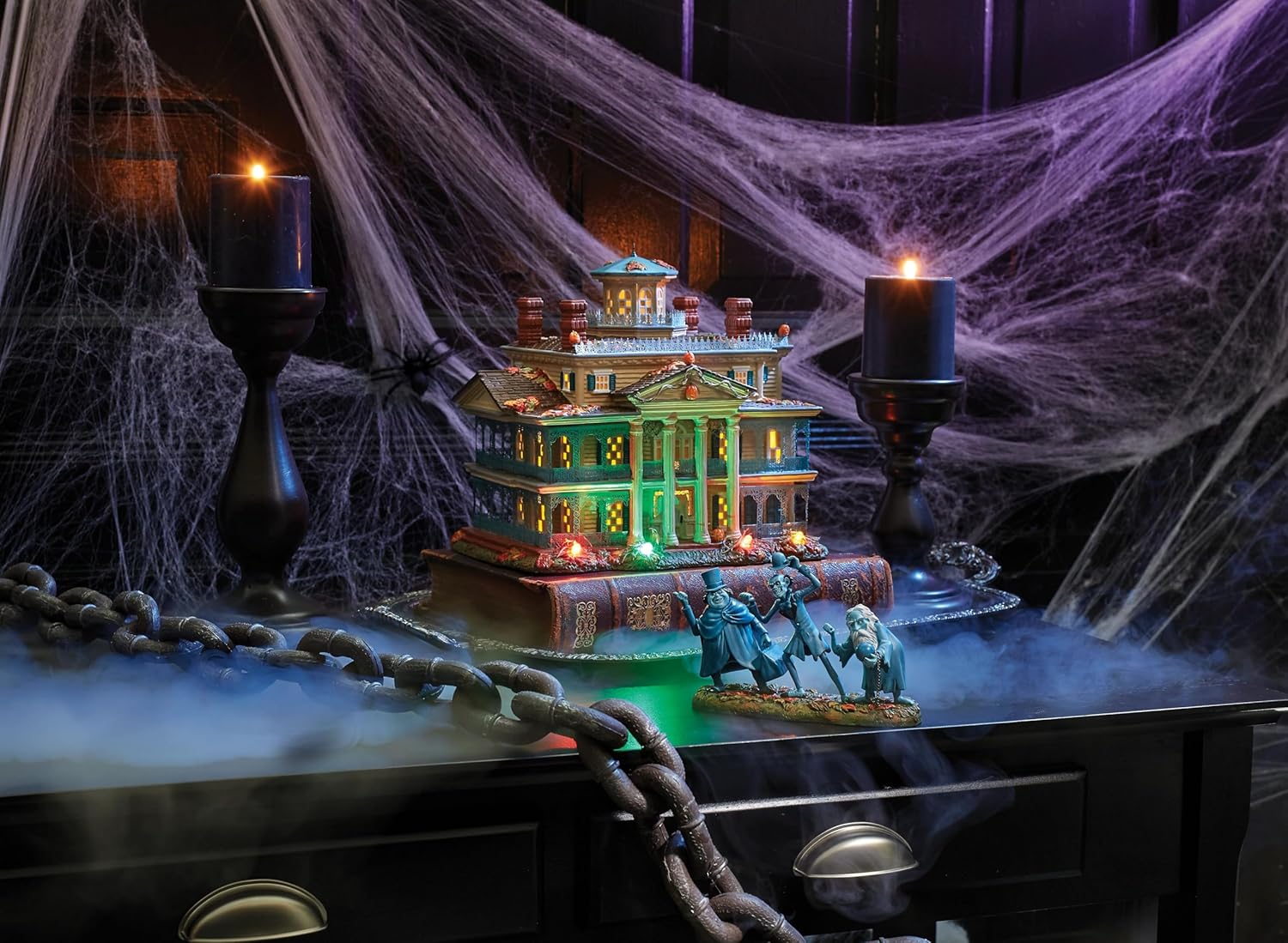 Department 56 Snow Village Halloween Disney The Haunted Mansion Beware of Hitchhikers – Figura de 3.74 pulgadas, multicolor