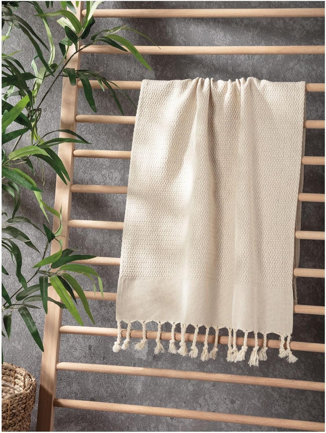 Juego de toallas de mano turcas para baño (18 x 40), toalla de mano decorativa para cocina, 100% algodón turco, a prueba de arena, toallas bohemias