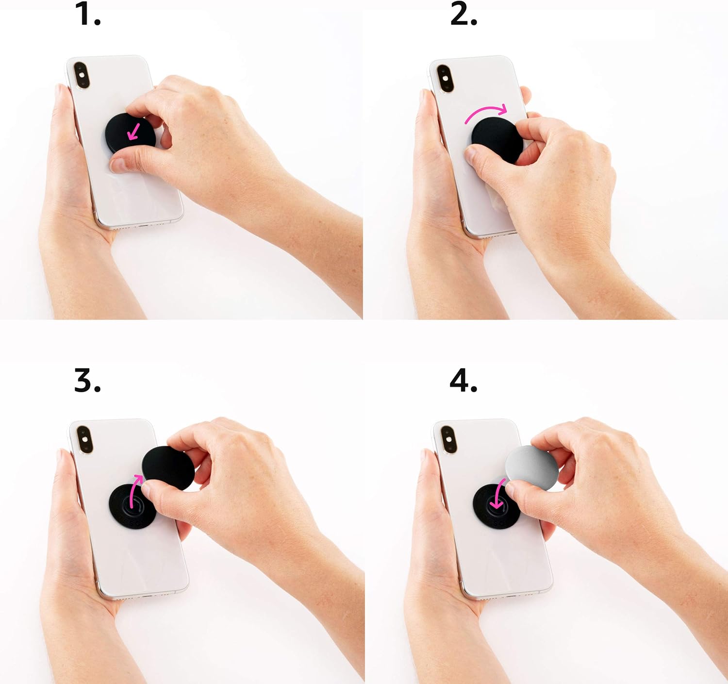 Regalos de ajedrez para hombres niños gambito de la reina moderna apertura de ajedrez PopSockets PopGrip agarre intercambiable para teléfonos y