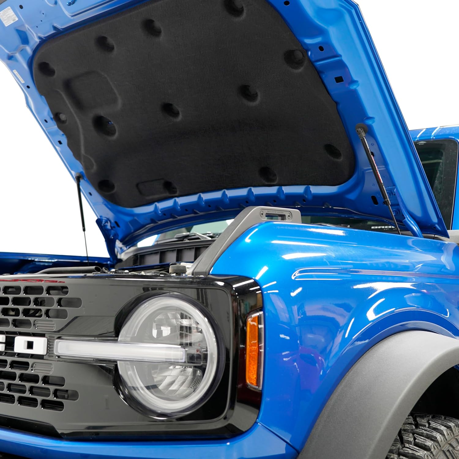 Redline Tuning 21-11039-02 Sistema MaxLIFT Plus de capó compatible con Ford Bronco 2021+ (todos los componentes negros – sistema atornillado)