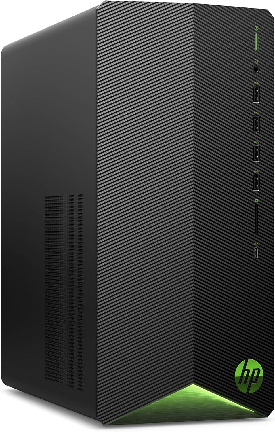 HP Pavilion – Escritorio para juegos, procesador AMD Ryzen 5 5600G, AMD Radeon RX 5500, 8 GB de RAM, SSD de 512 GB, Windows 11 Home (TG01-2130,