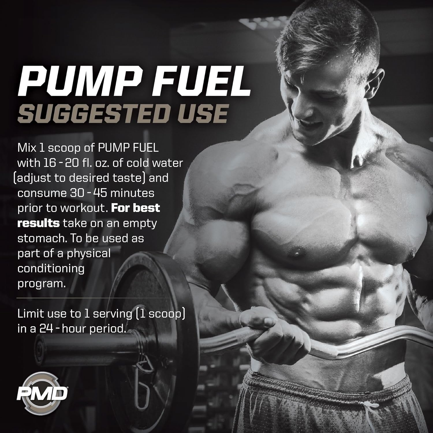 PMD Sports Ultra Pump Fuel – Mezcla de bebida para antes del entrenamiento, energía, fuerza, resistencia, recuperación, carbohidratos complejos y