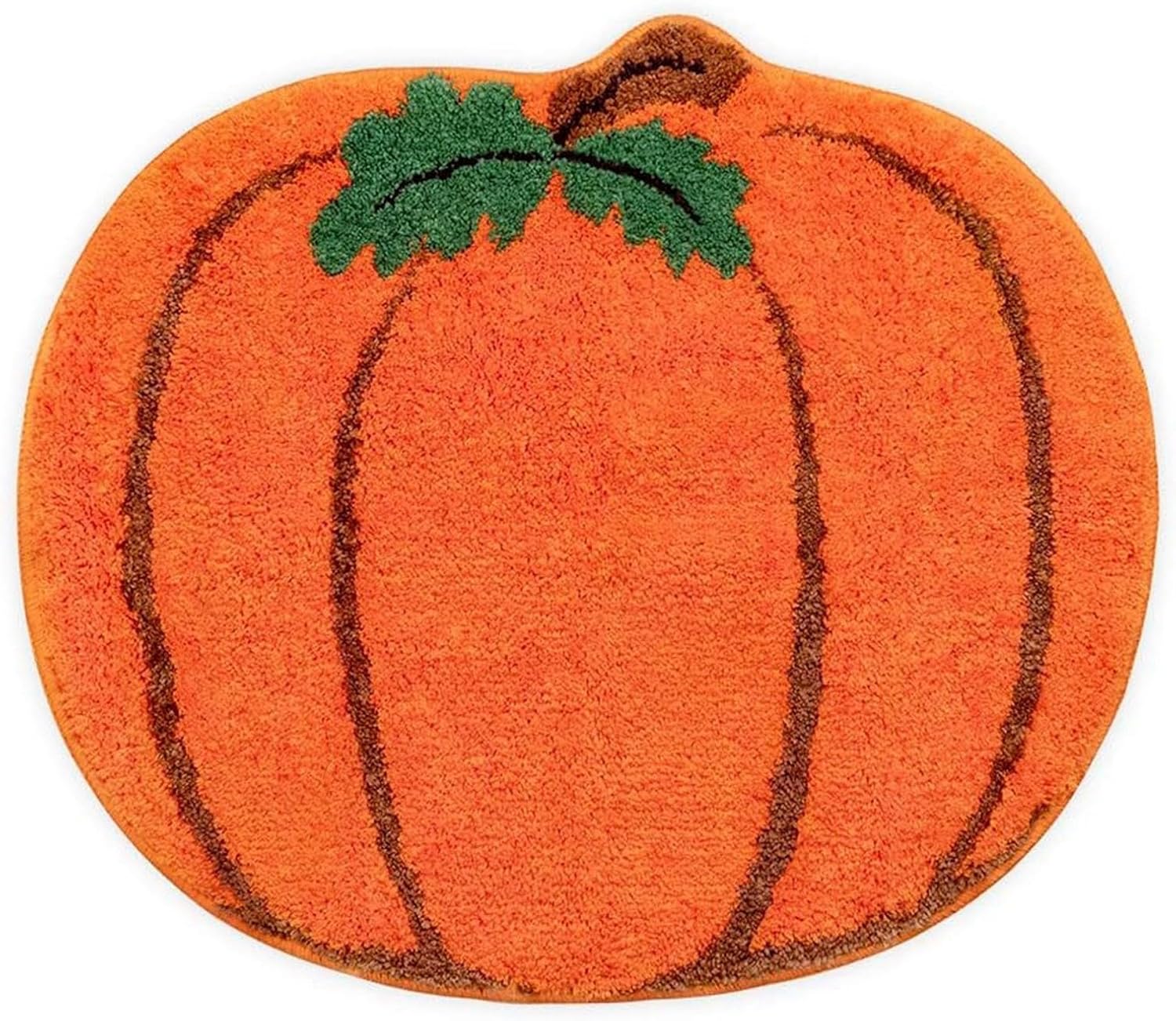 Tapete de Halloween con forma de calabaza de Acción de Gracias, 12 unidades, tapete de baño con forma de calabaza de otoño, tapete de cocina