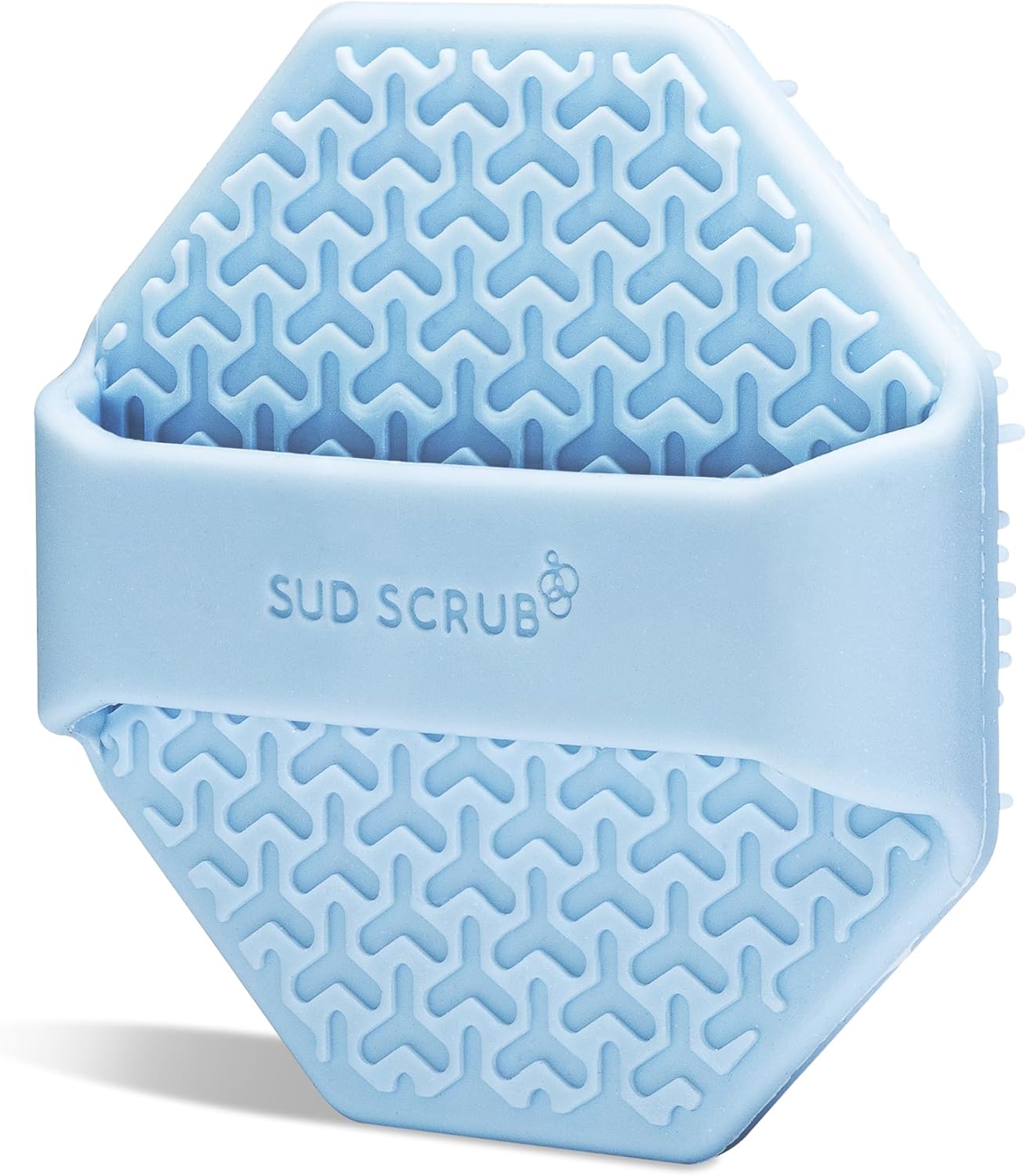 Sud Scrub Exfoliante facial de silicona antimicrobiana, 1 paquete, exfoliante facial suave para pieles sensibles, cepillo de limpieza facial