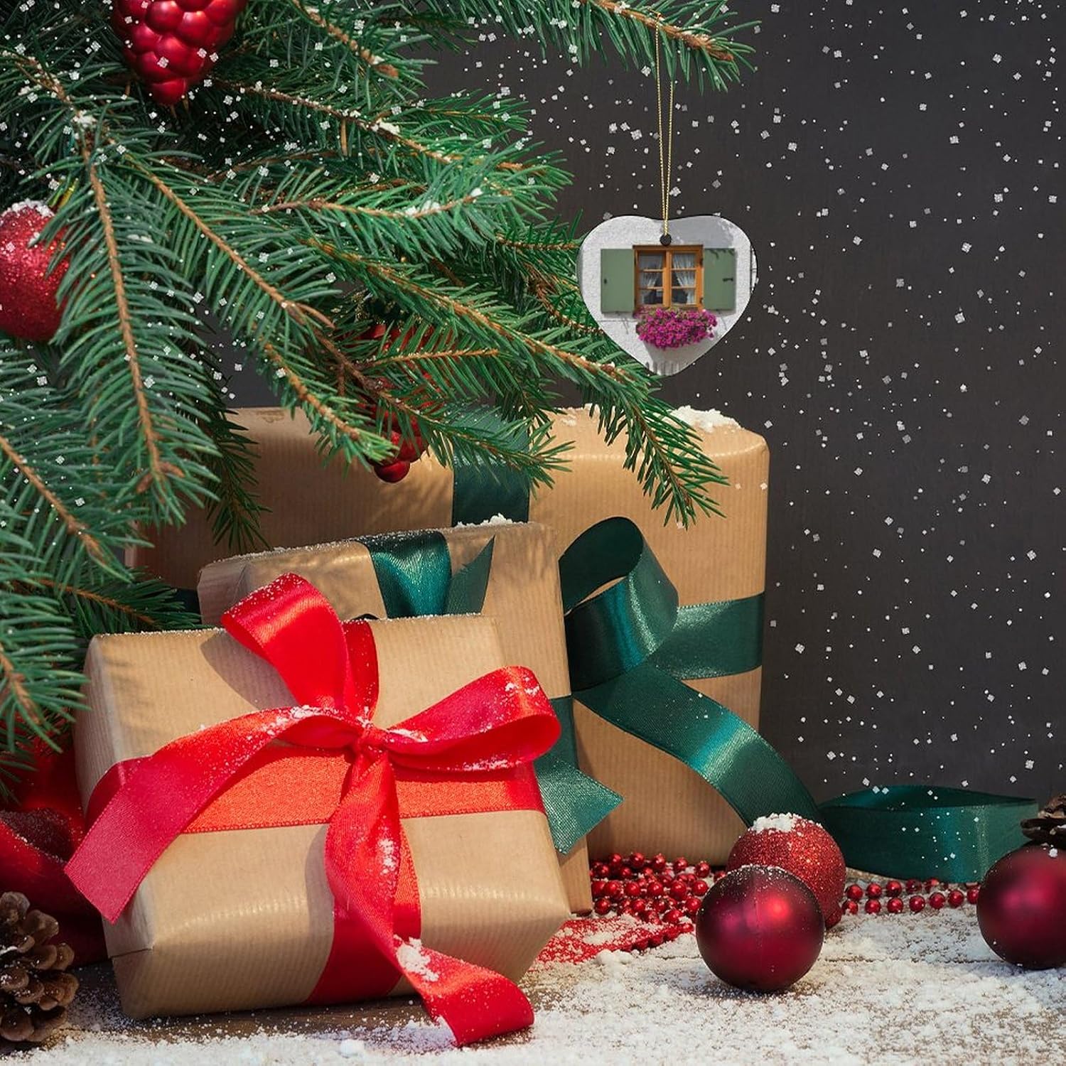Decoración de Navidad para decoración de árbol de Navidad, decoración de árbol de Navidad, regalo de Año Nuevo, regalos de fiesta de Año Nuevo para