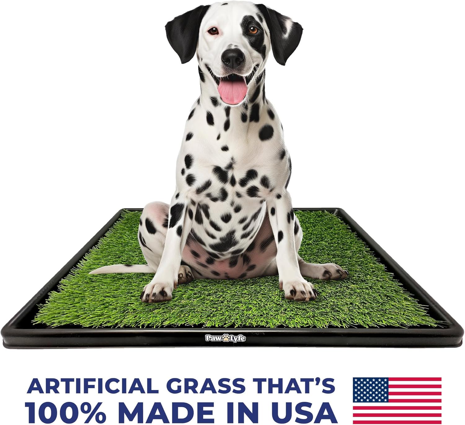 Almohadilla para orinar de cachorros de césped artificial hecha en Estados Unidos para perros y mascotas pequeñas, almohadilla reutilizable de