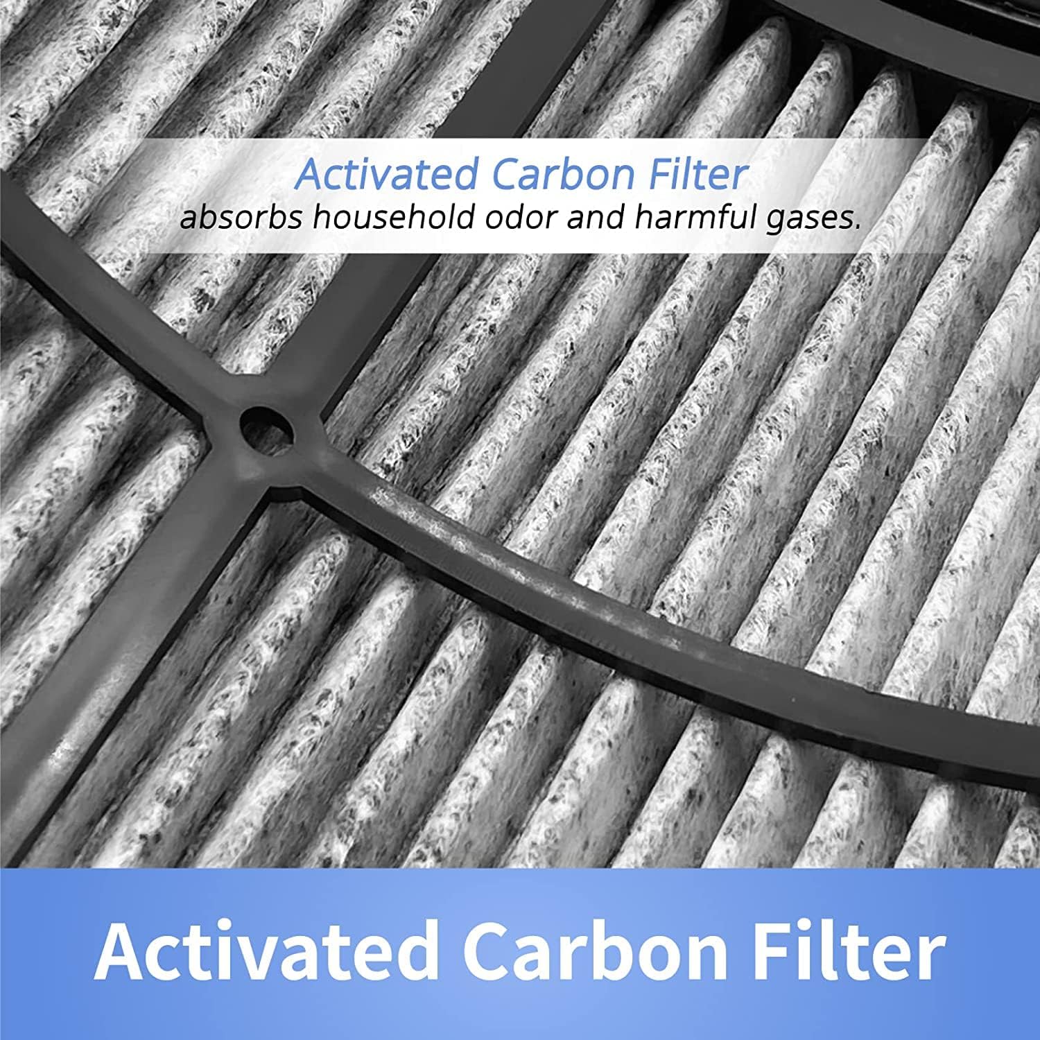 2 en 1 HEPA+filtro de carbono compatible con Dyson HP04 TP04 DP04 PH04 HP09 TP09 HP07 TP07 HP06 TP06, filtro de repuesto HEPA verdadero grado H13
