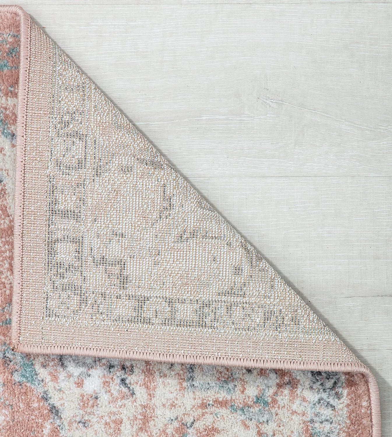 Rugs America Tapete de transición Hailey Collection, diseño vintage. Ideal para salas de estar, comedores, dormitorios y más.