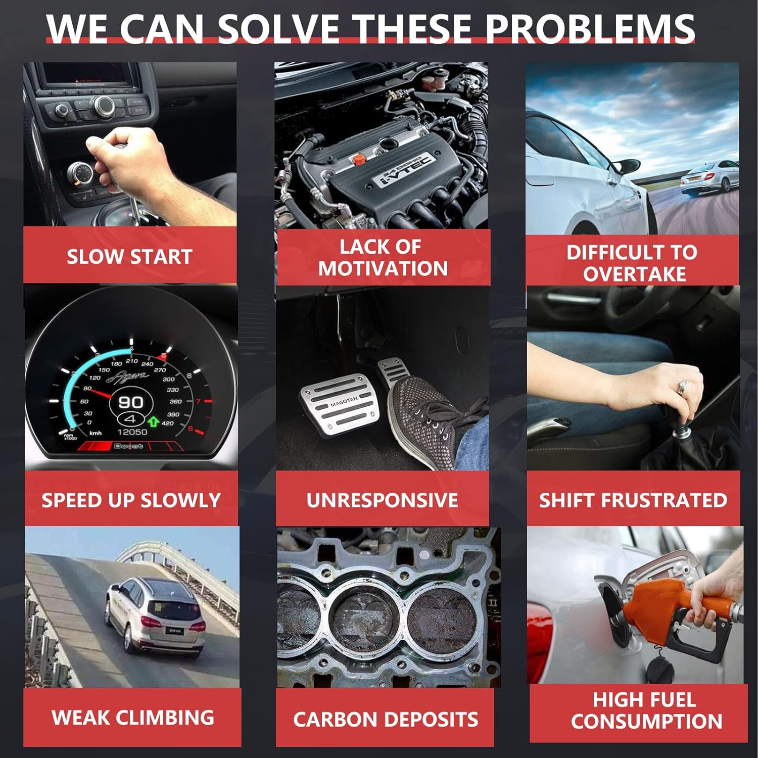 Controlador de respuesta del acelerador WAK-709 para Honda Civic City Freed CRZ Jade Fit Insight Jazz Pilot Brio Sport Racing Acelerador de