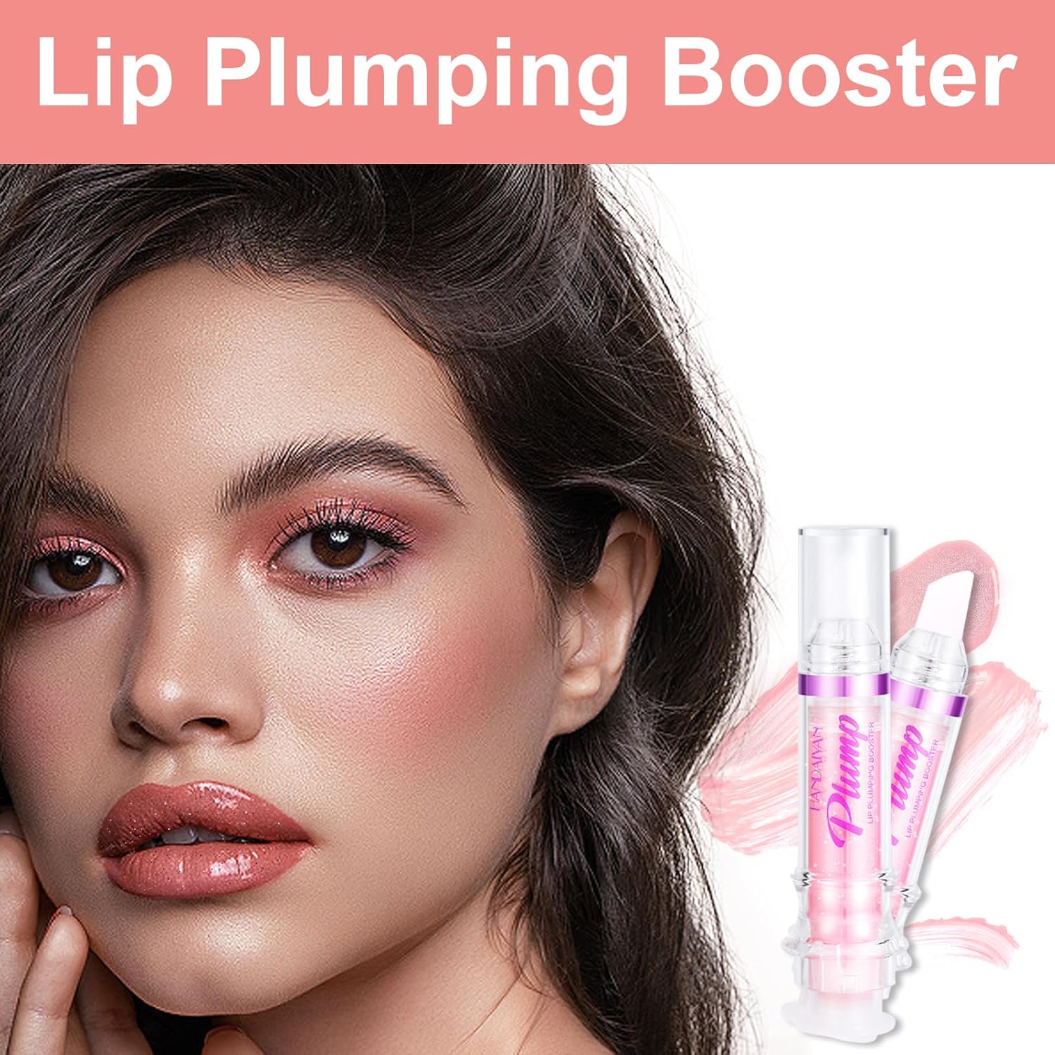 Jutqut Brillo de labios estimulante, lápiz labial picante, tinte de labios brillante, labios suaves y llenos de alto brillo, hidrata y da volumen al