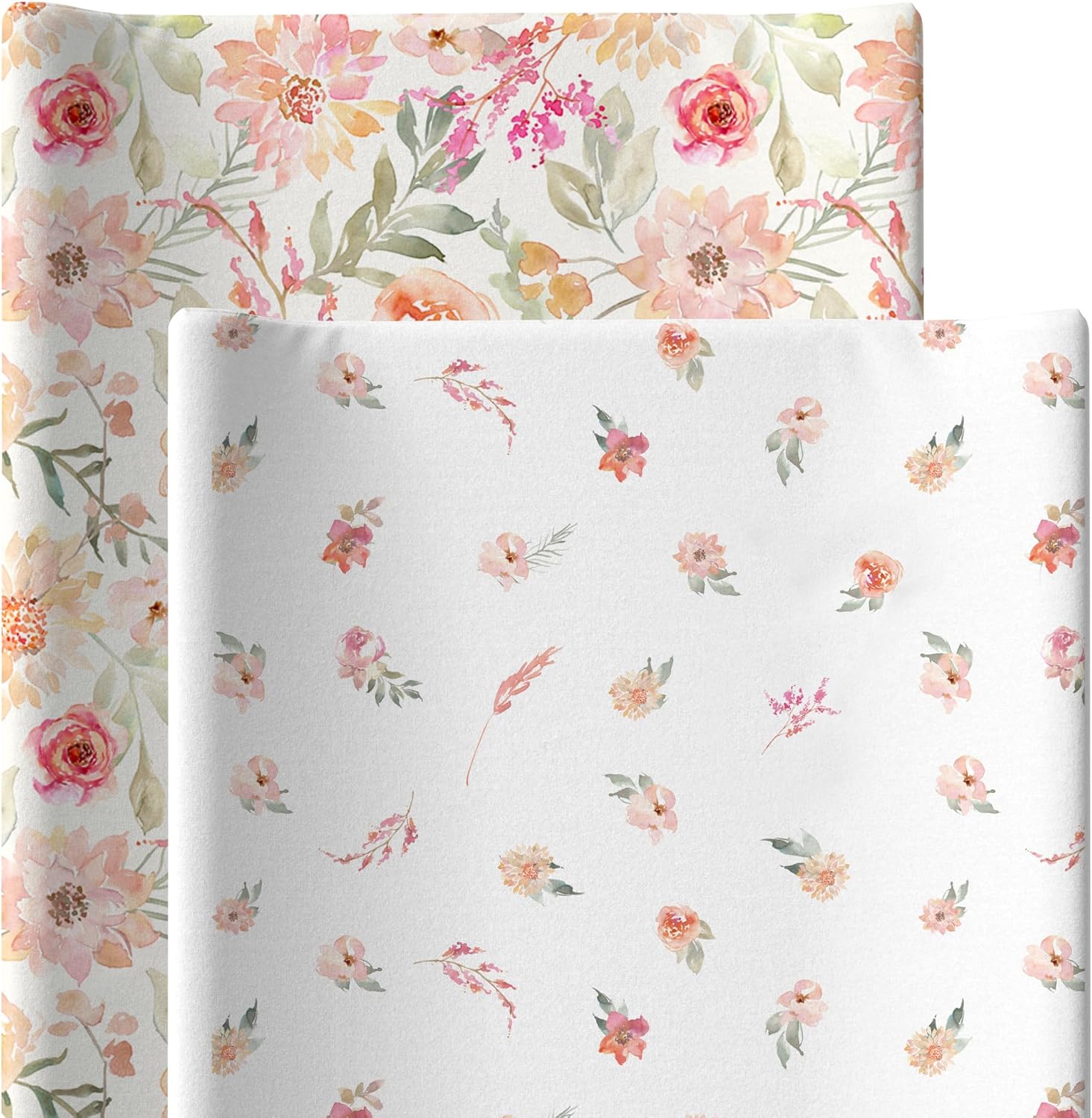 Max&So… – Funda de cambio de pañales para bebé, sábana ajustable universal ultrasuave para tipos ovalados, rectangulares y de reloj de arena para