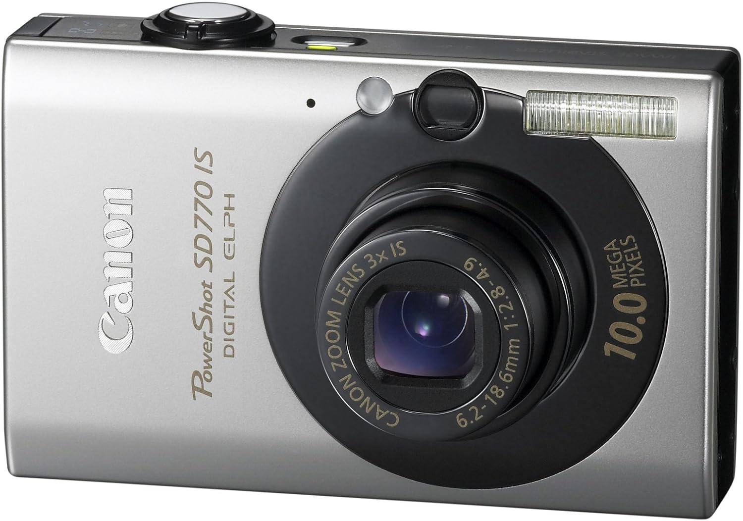 Canon PowerShot SD770IS Cámara digital de 10MP con zoom estabilizado de imagen óptica 3x (negro)