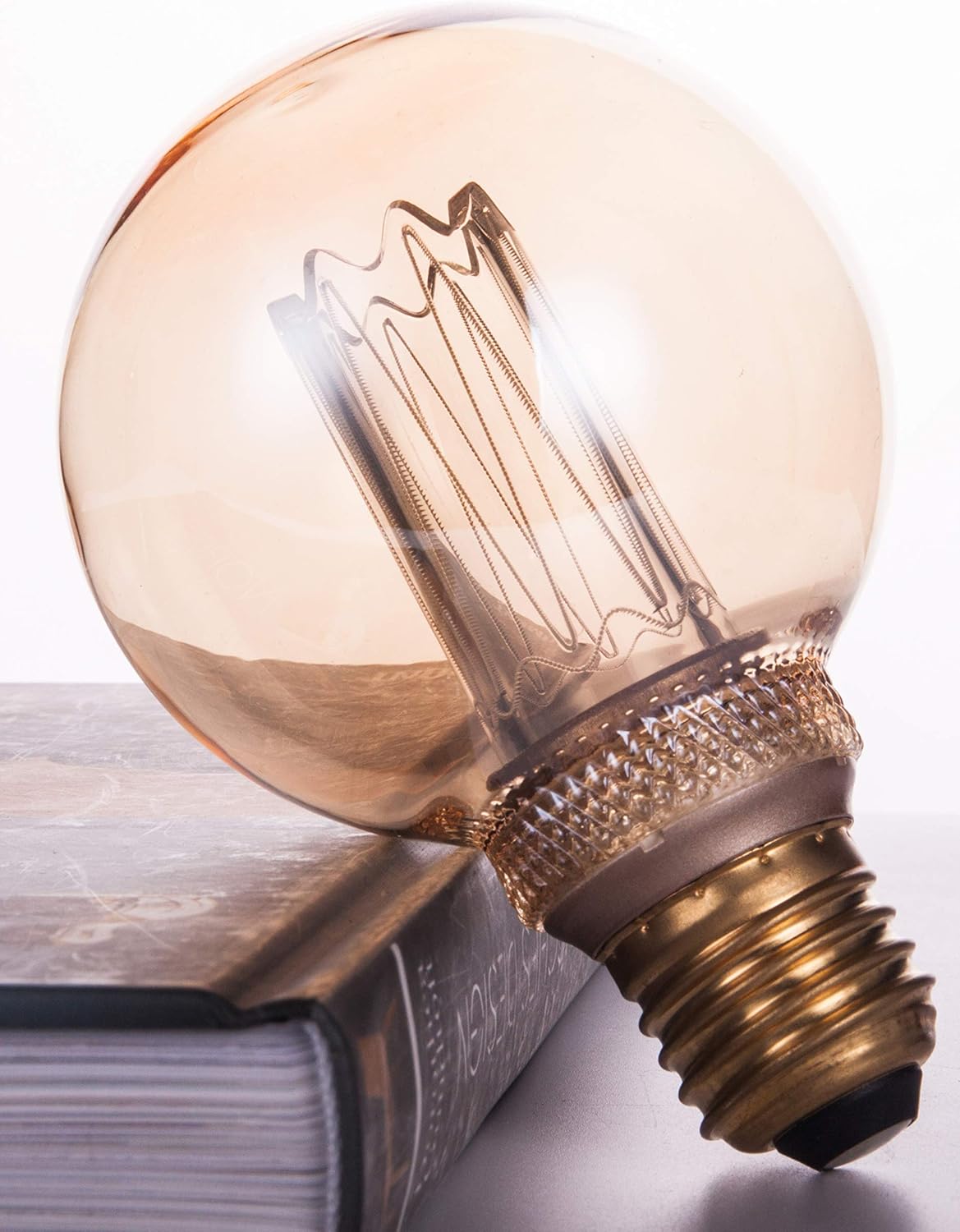 Bombilla LED Edison decorativa estilo vintage, intensidad regulable, 3.5 W, Harwez RN LED, luz cálida para relajar el ambiente (no luz blanca