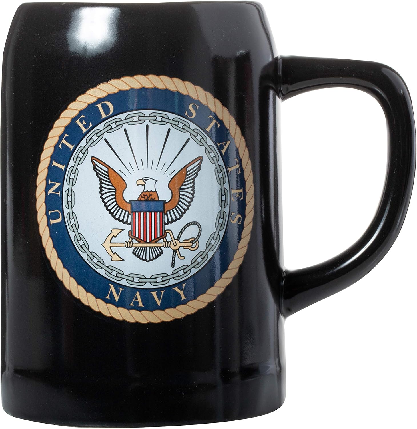 Taza de cerámica de la Marina de los Estados Unidos de 17 onzas