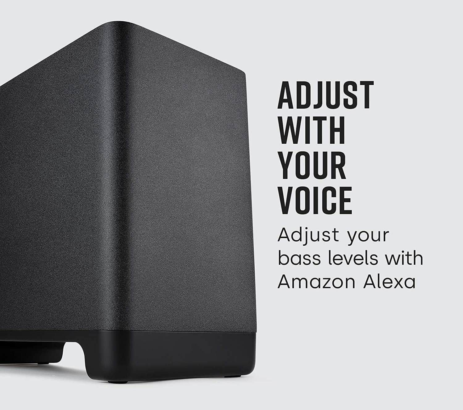 Barra de sonido React, altavoces envolventes Polk SR2 y subwoofer Polk React de 7 pulgadas