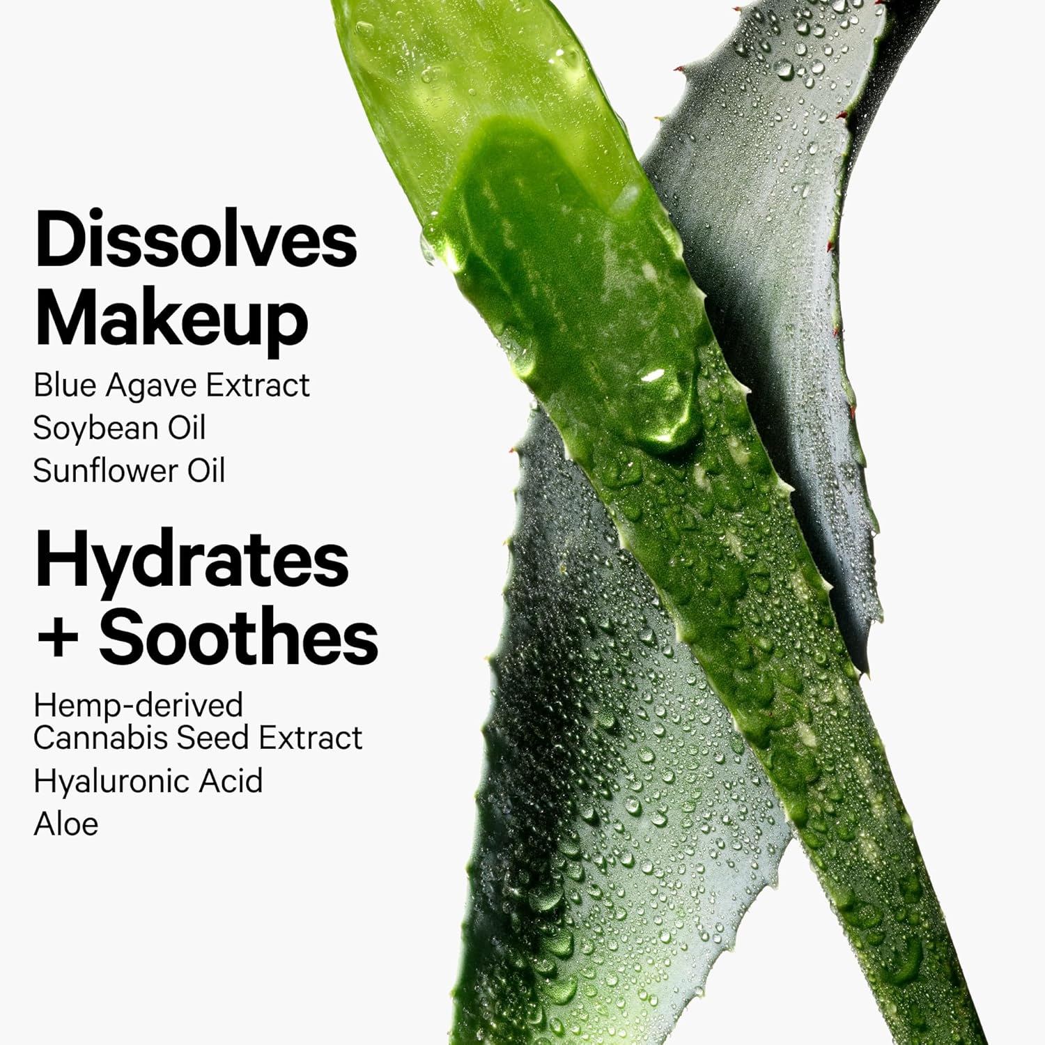 Milk Makeup Hydro Ungrip – Bálsamo limpiador eliminador de maquillaje, 3.2 onzas líquidas, disuelve el maquillaje impermeable y de larga duración,