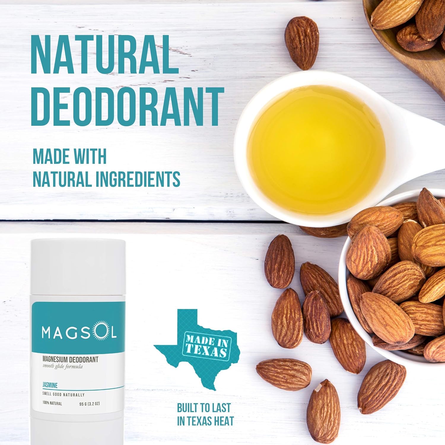 MAGSOL – Desodorante natural para mujeres y hombres, perfecto para pieles ultra sensibles, desodorante sin aluminio para mujeres, desodorante sin