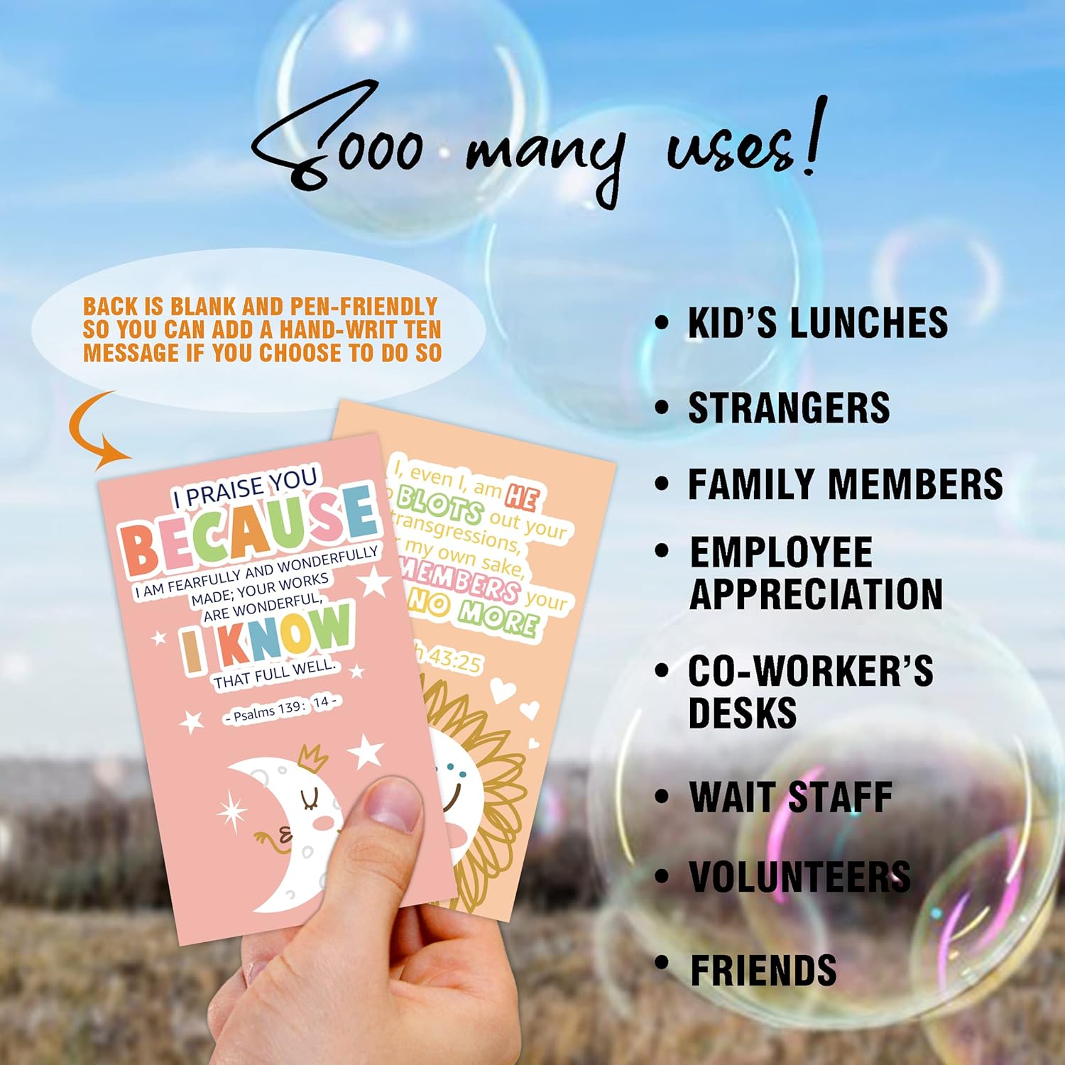 60 mini tarjetas de oración para niños con versículos bíblicos inspiradores surtidos, tarjetas de aliento religioso, tarjetas de escritura para