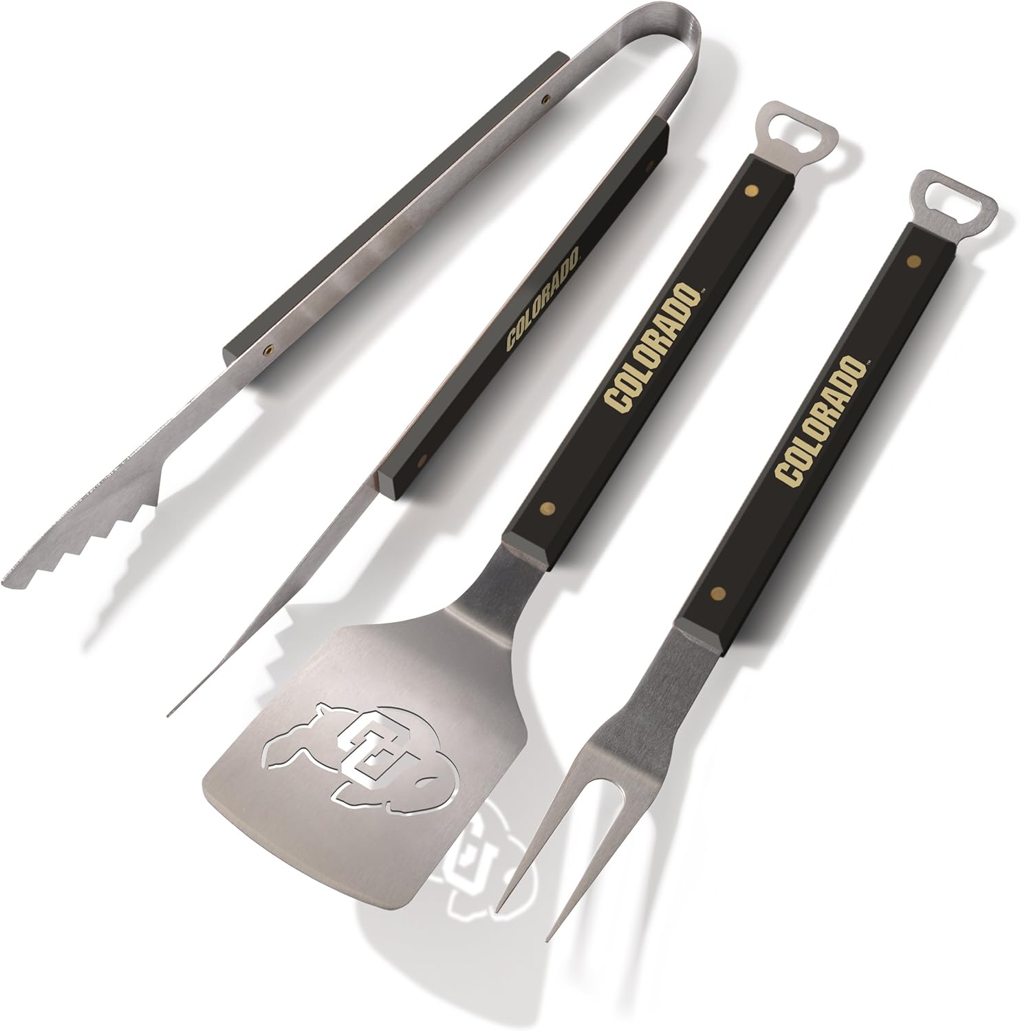 YouTheFan NCAA Spirit Series – Juego de barbacoa de 3piezas