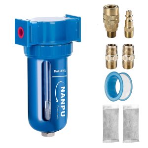 NANPU Filtro de aire comprimido de carbón activado NPT de 12″ de aleación de zinc NANPU Filtro de aire comprimido de carbón activado NPT de 12″ de aleación de zinc