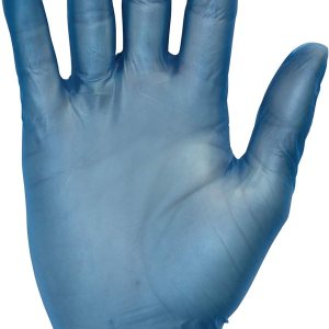 Guantes de vinilo grandes sin polvo, color azul, no médicos (100 por caja, 10 por caja) Guantes de vinilo grandes sin polvo, color azul, no médicos (100 por caja, 10 por caja)