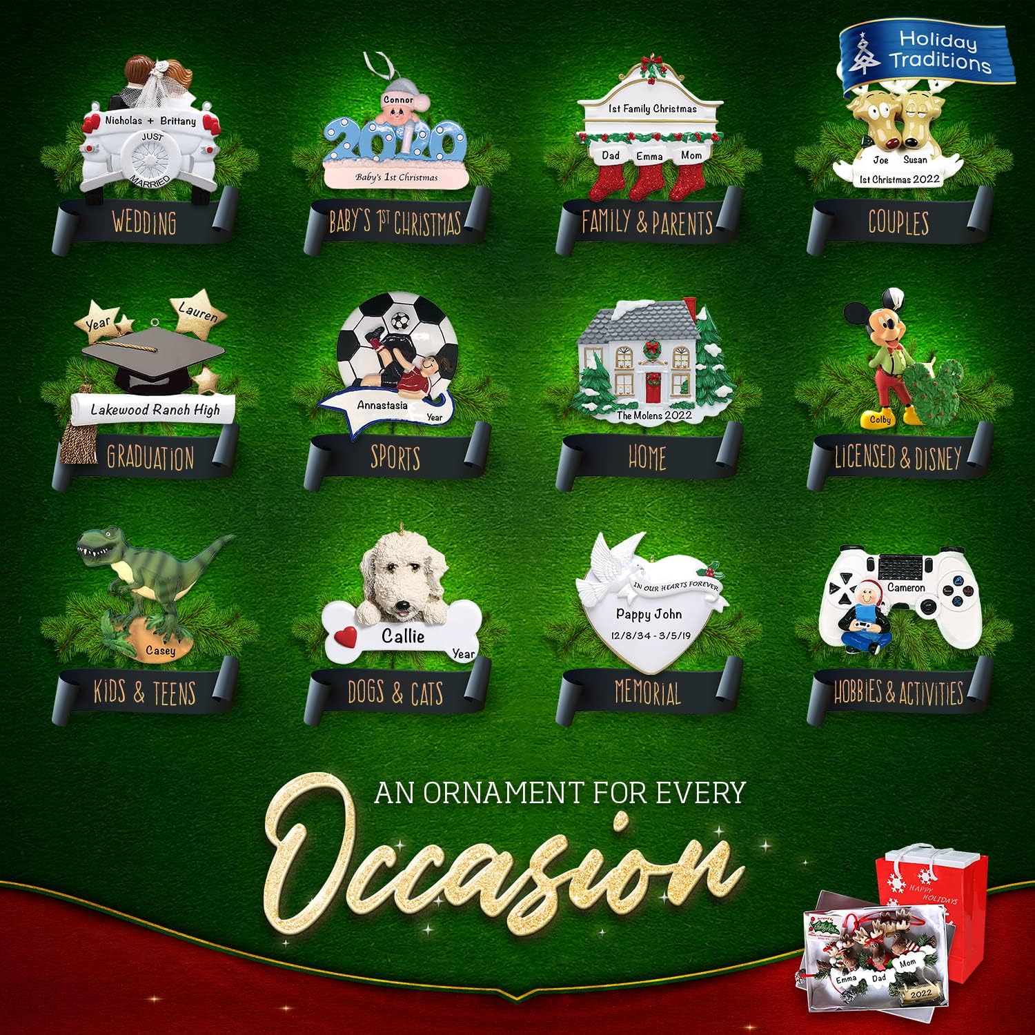Adornos de Navidad personalizados para la playa 2023  Personalización rápida y gratuita las 24 horas  Decoraciones navideñas de castillo de arena