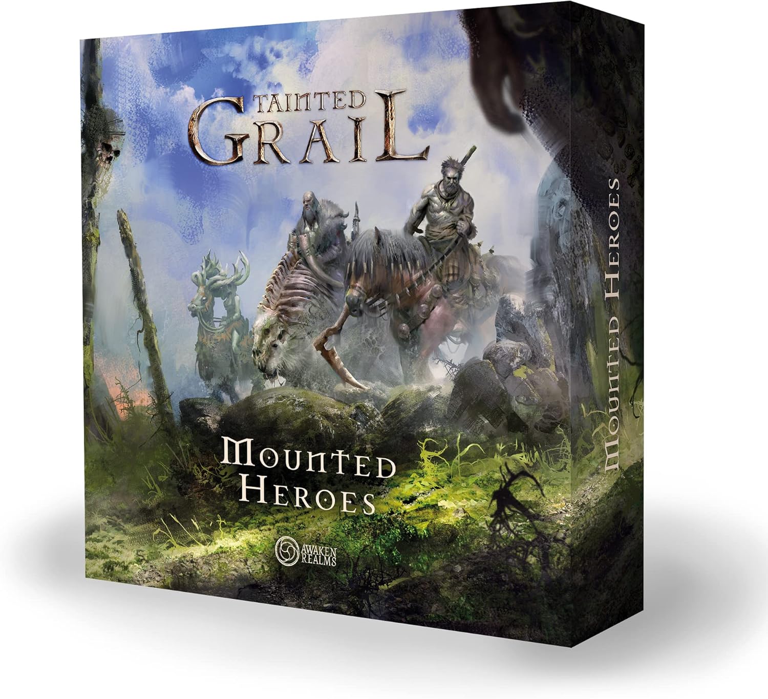 Actualización de componentes de miniaturas de héroes montados en el grial contaminado mejora tu juego con componentes detallados. A partir de 14