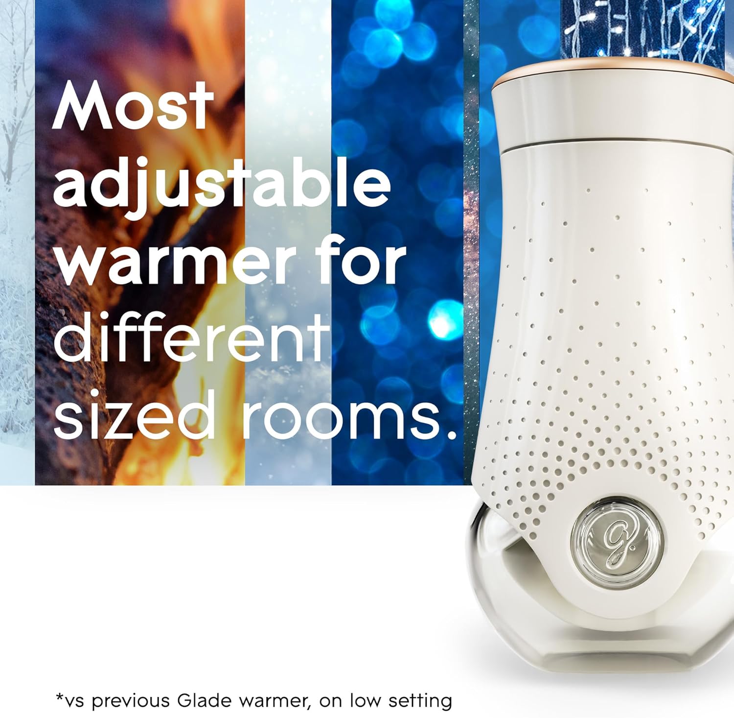 Glade PlugIns – Recambios de ambientador, aceites esenciales y perfumados para el hogar y el baño, Fall Night Long + Starlight & Snowflakes Mix