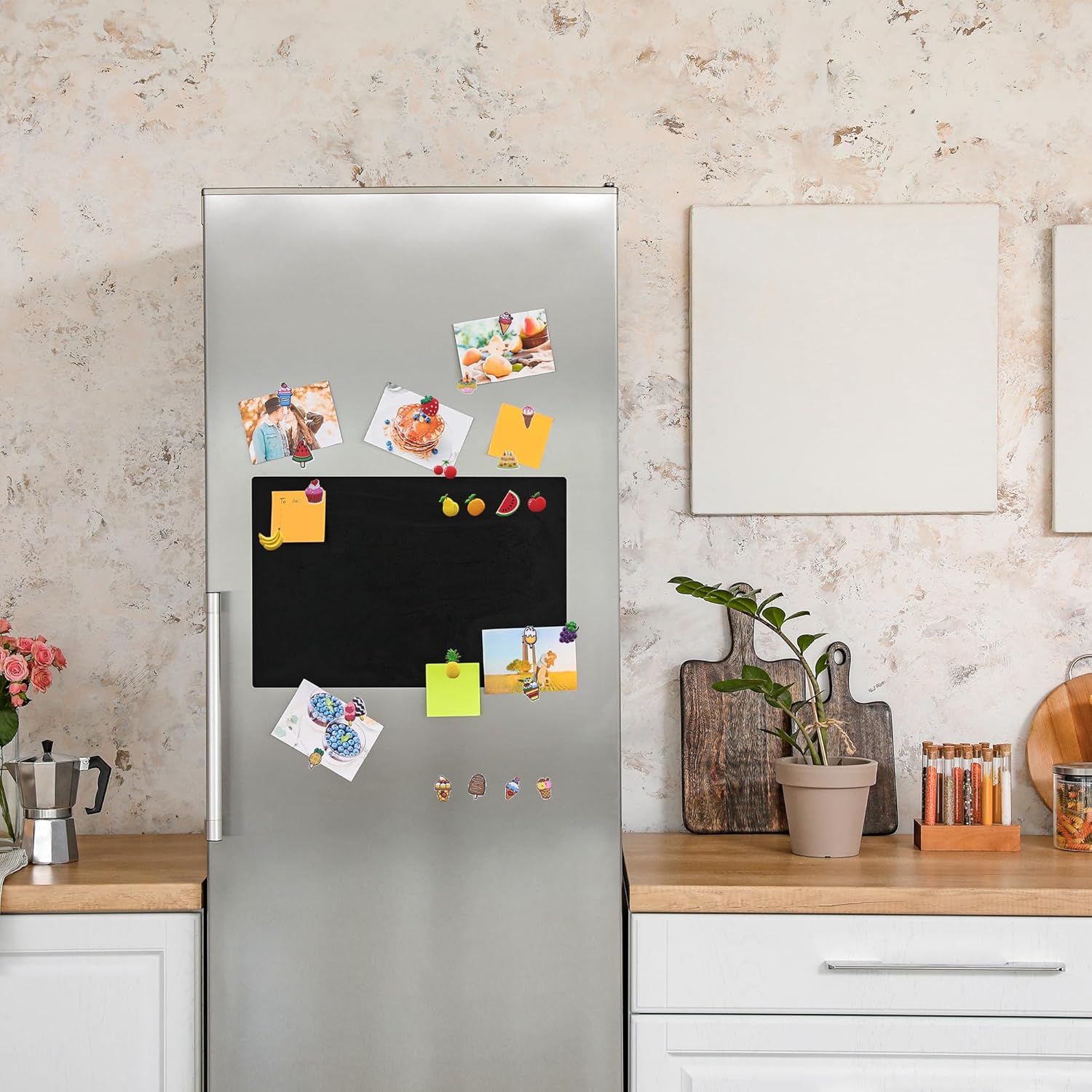 Imanes de frutas para nevera, helado, refrigerador, frutas, decoración del hogar, calcomanías para pizarra blanca, 24 piezas