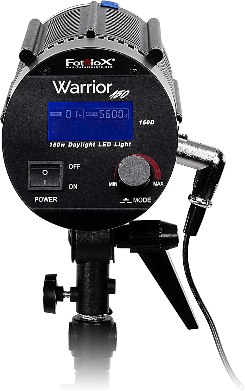 Fotodiox Pro Warrior 150 Daylight Deluxe Kit de 2 luces con caja de luz lantern  Color de luz diurna de alta intensidad (5600 k), luz de 5600 k para
