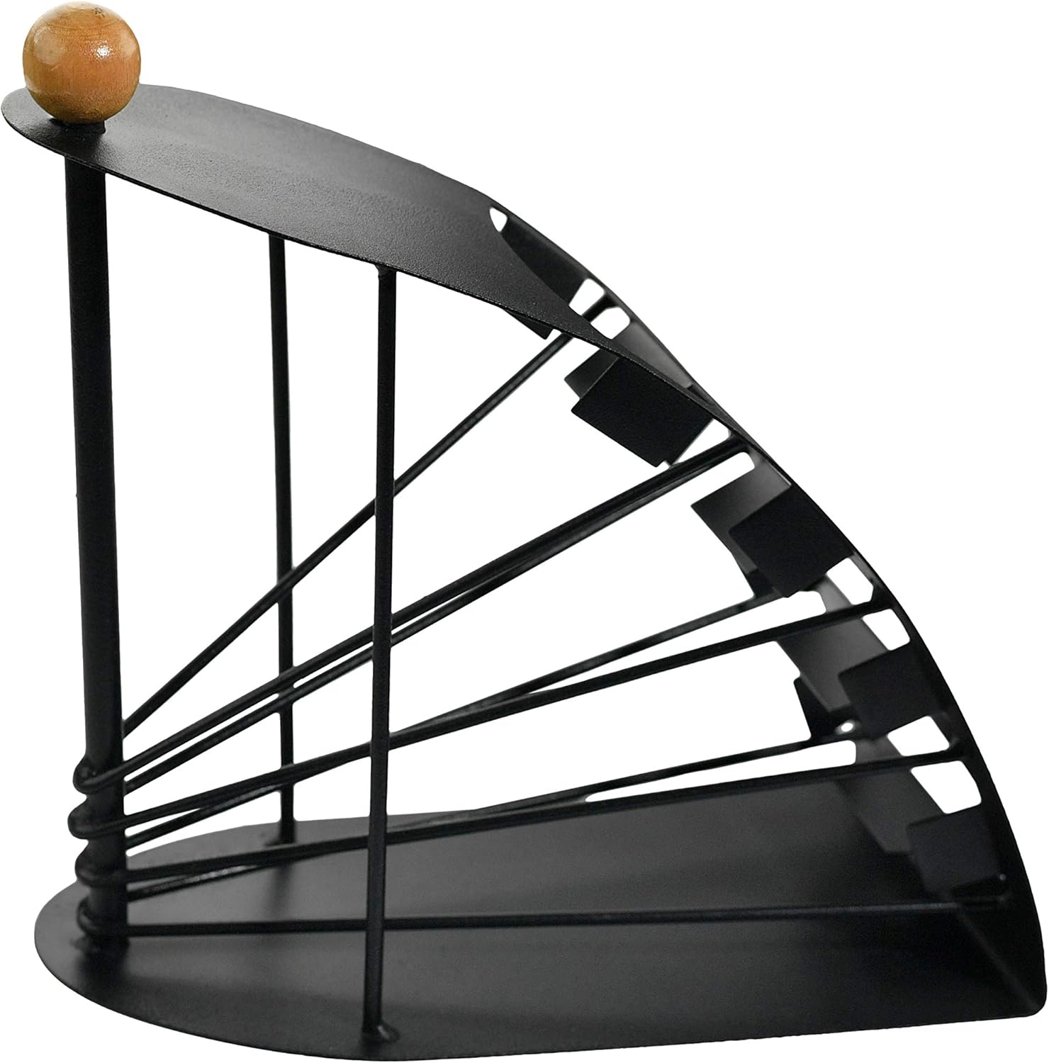Home-X Organizador de soporte para control remoto con 4 ranuras, organizador de escritorio compacto para oficina en casa, ideal para soporte de