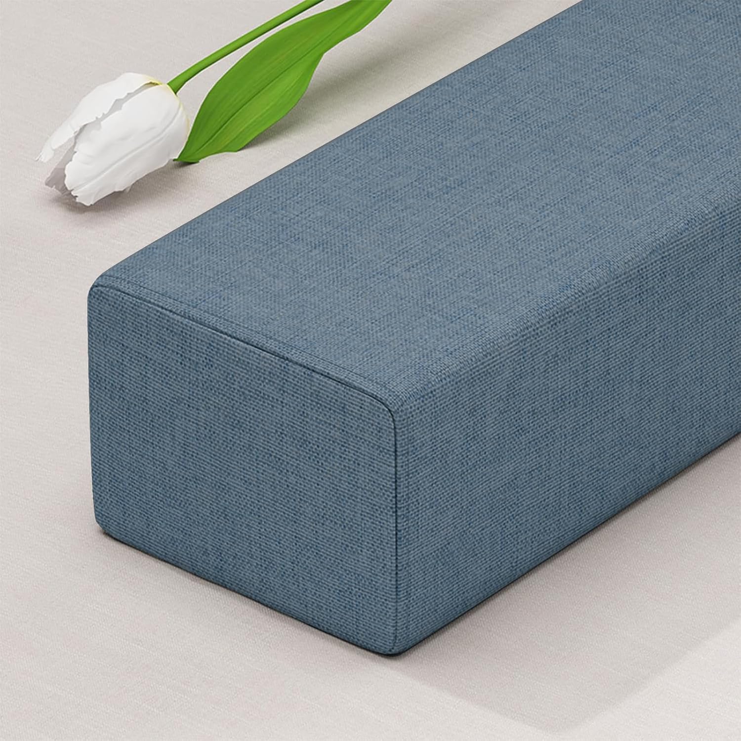 Bed Gap Filler de 54 x 2 x 12 pulgadas, cojín para cabecero de cama, extensor de colchón grueso entre el cabecero del colchón, pared, espacio grieta