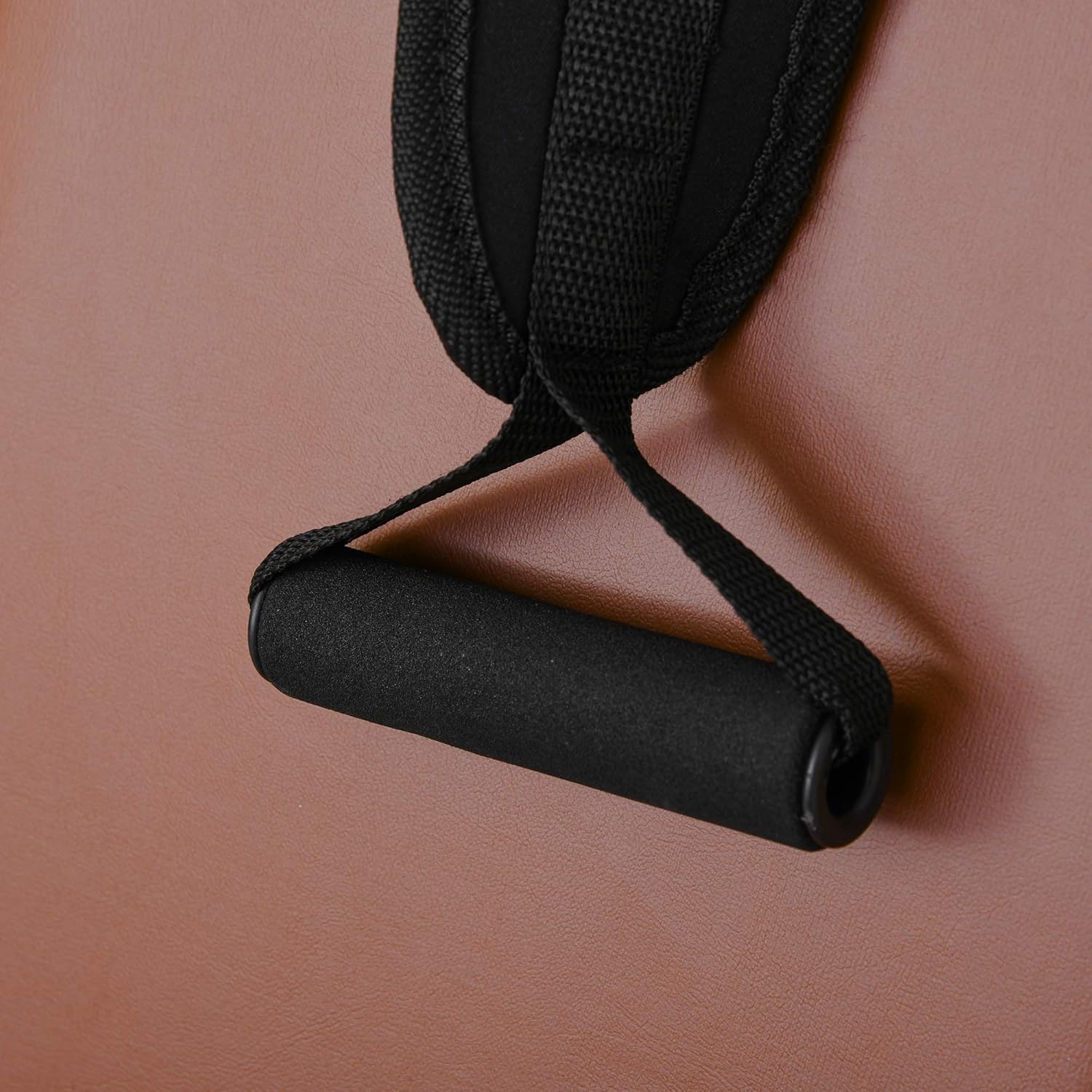 Soozier Soporte de pesas de cuerpo completo para múltiples ejercicios con prensa de banco, extensión de piernas, banda de resistencia a moscas en el