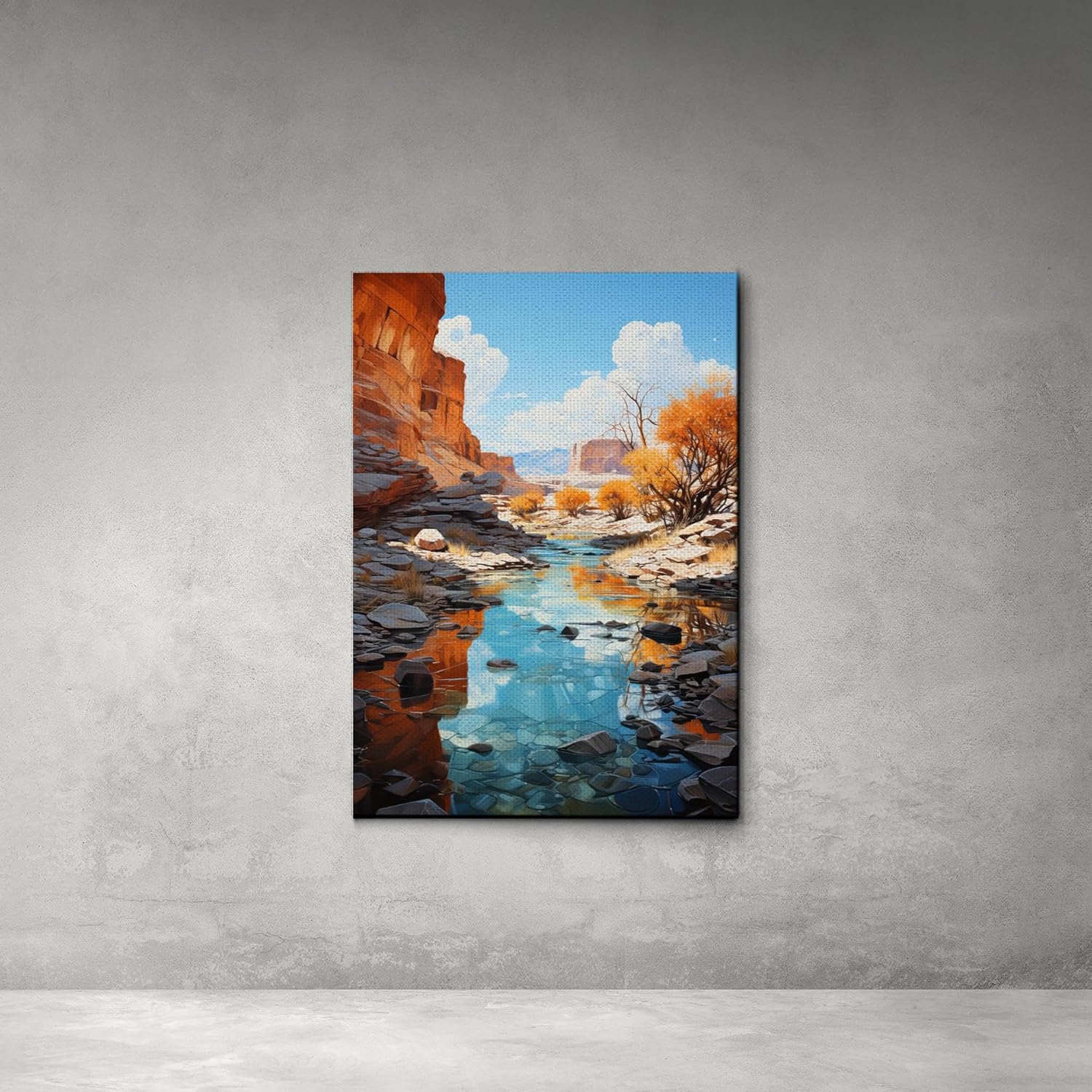 Red Mesa, Archival Print of Landscape Prints of Red Mountain in Mesa, Arizona, Decor Canvas, Art Decor
