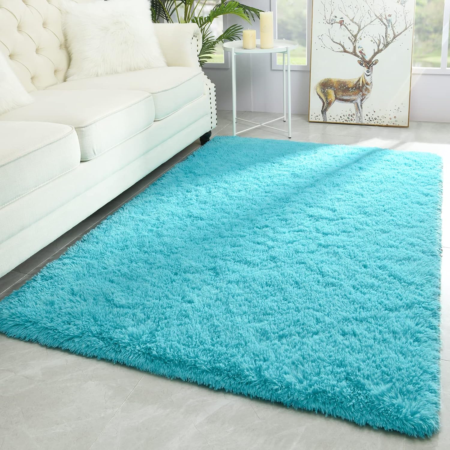 Merelax – Tapete moderno afelpado para habitación de niños y guardería, tapete decorativo suave, regalo para shower de bebé y de cumpleaños o