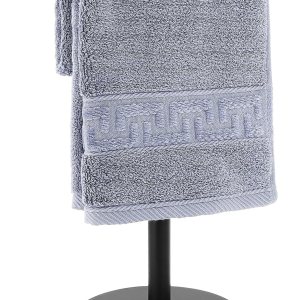 Toallero de mano de baño en forma de T, toallero de mano de acero inoxidable con base pesada, para baño, cocina y encimera, color negro Toallero de mano de baño en forma de T, toallero de mano de acero inoxidable con base pesada, para baño, cocina y encimera, color negro