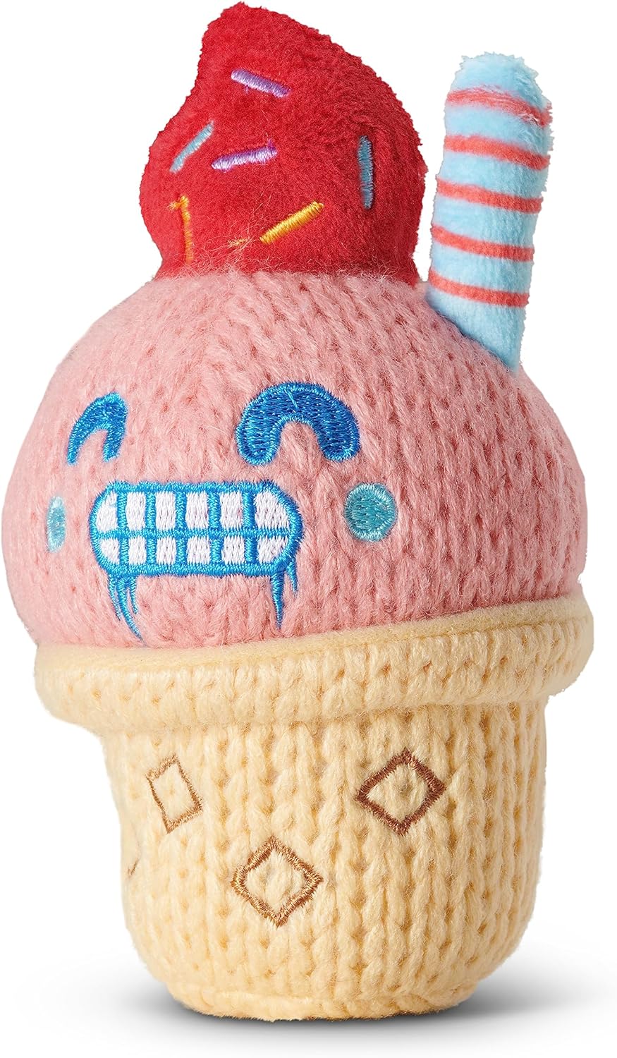 Ami Amis Juguete de punto de felpa de 4 pulgadas, frijol y francois, lindos juguetes de peluche coleccionables