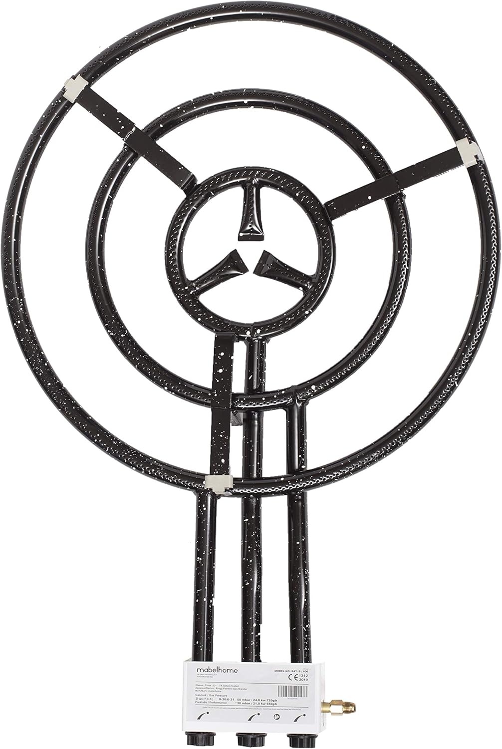 Mabel Home Quemadores de gas propano para paella (7.9 in7.90 pulgadas a 27.6 in 27.55 pulgadas) (27.55 pulgadas (27.6 in)