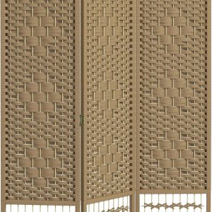 HOMCOM Divisor de habitación de 3 paneles, pantalla de privacidad plegable, separador de habitación de 5.6 pies, divisor de pared de división HOMCOM Divisor de habitación de 3 paneles, pantalla de privacidad plegable, separador de habitación de 5.6 pies, divisor de pared de división