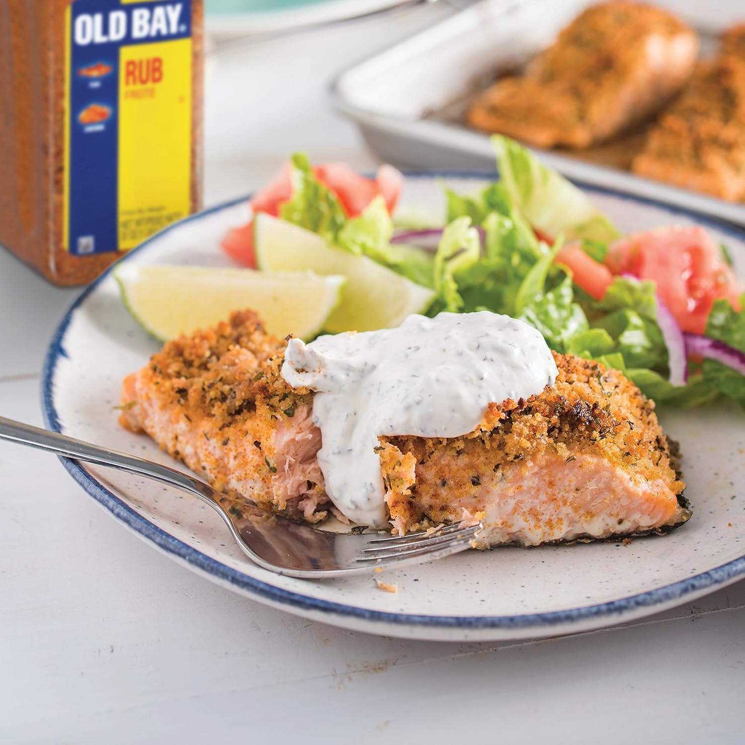 OLD BAY Rub, seis recipientes de 22 onzas de condimentos OLD BAY, perfectos para sellar jugos en carne y mariscos para un sabor sabroso, 22 onzas
